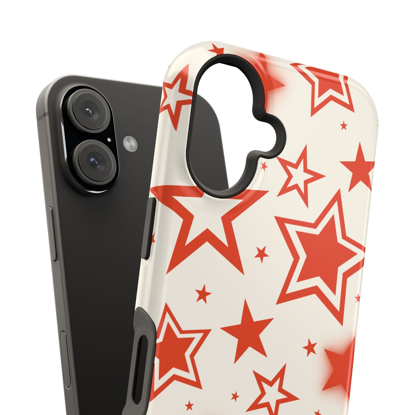Red Stardust iPhone Case