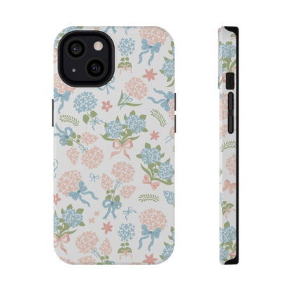 Hydrangea Bows iPhone Case