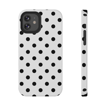Black Polka Dots iPhone Case