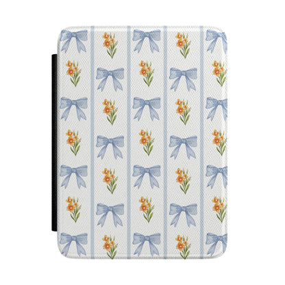 Blue Bows Kindle Case