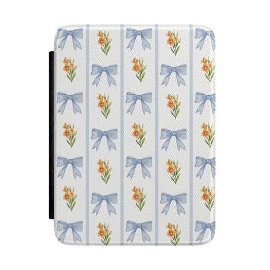 Blue Bows Kindle Case