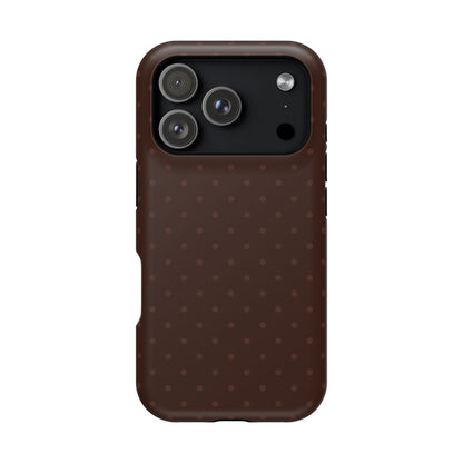 Mocha Mini Dots iPhone Case