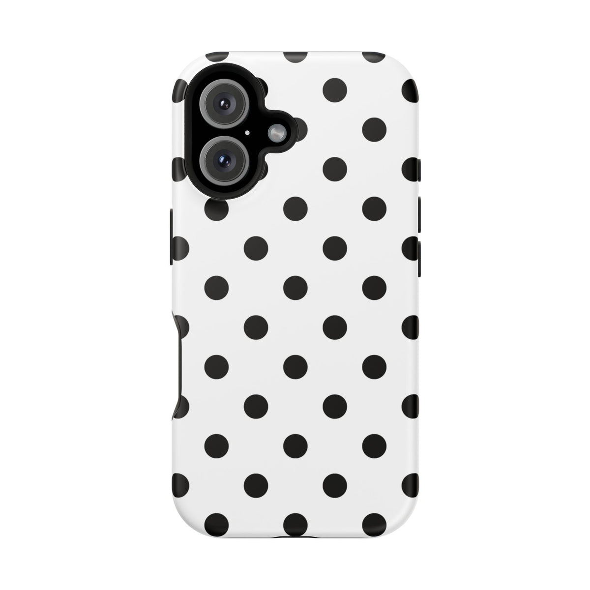 Black Polka Dots iPhone Case