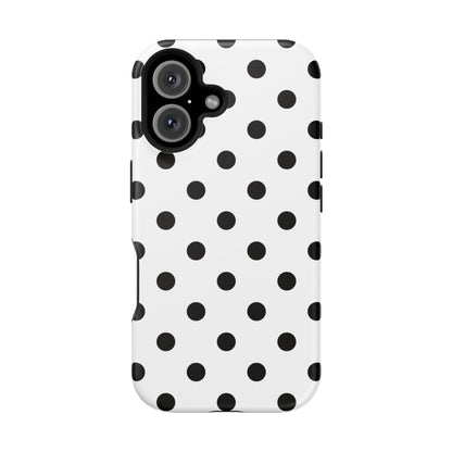 Black Polka Dots iPhone Case