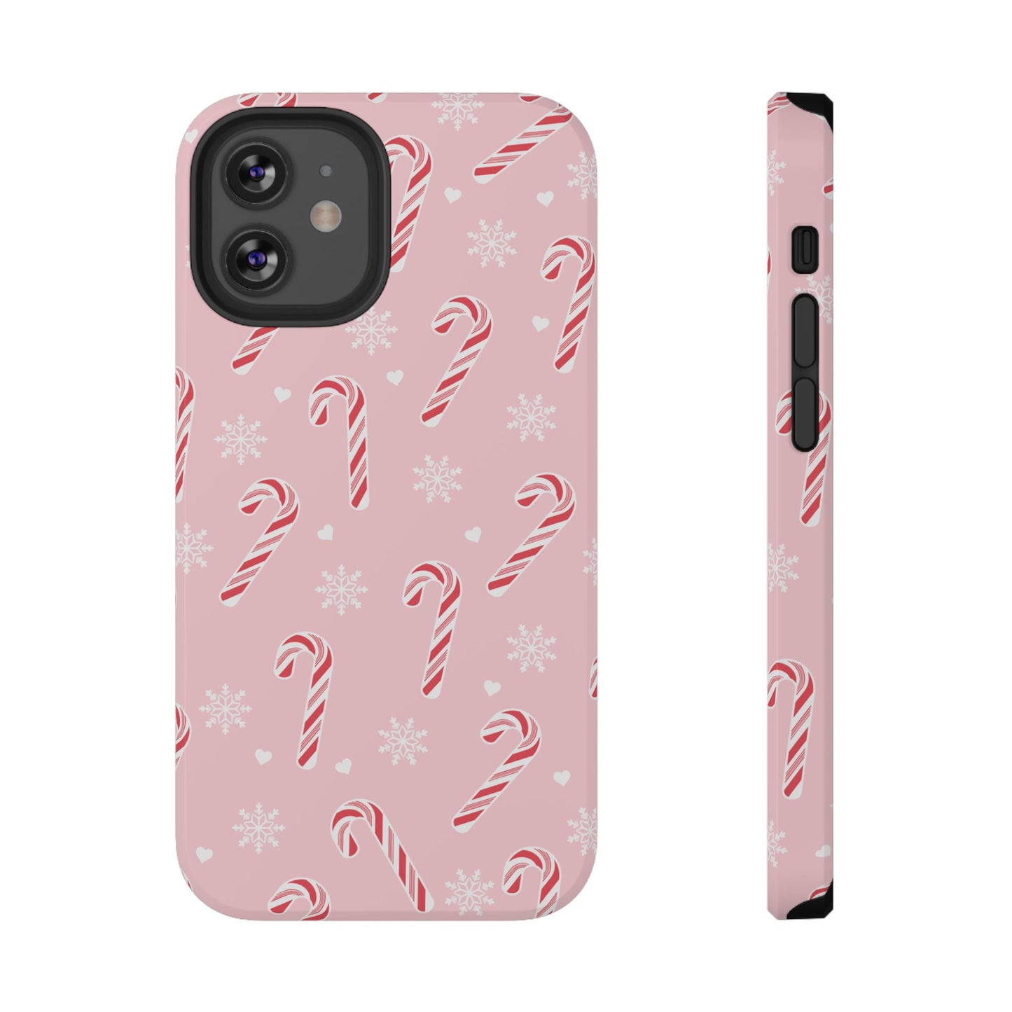 Peppermint Snowflakes iPhone Case