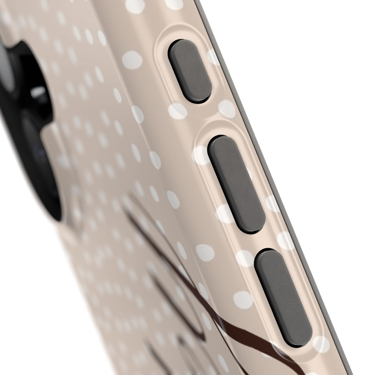 Custom Vanilla Dots iPhone Case