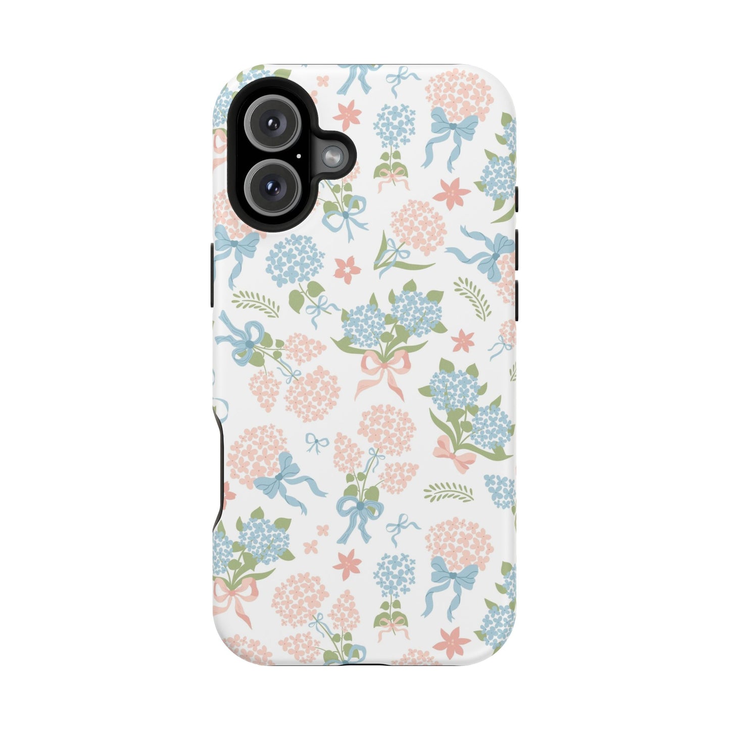 Hydrangea Bows iPhone Case