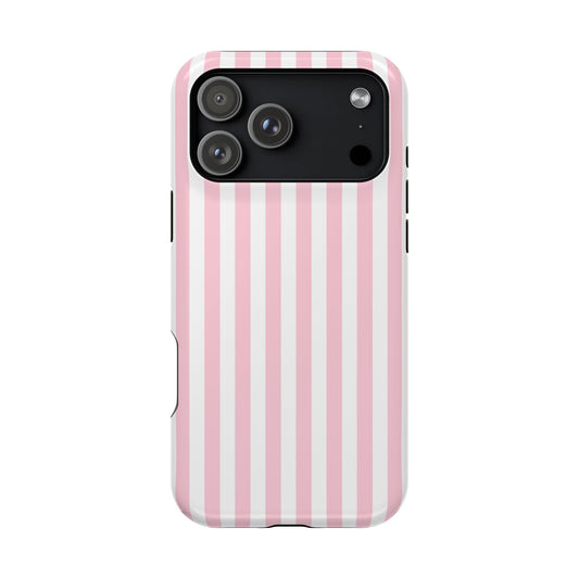Pink Picnic Stripes iPhone Case