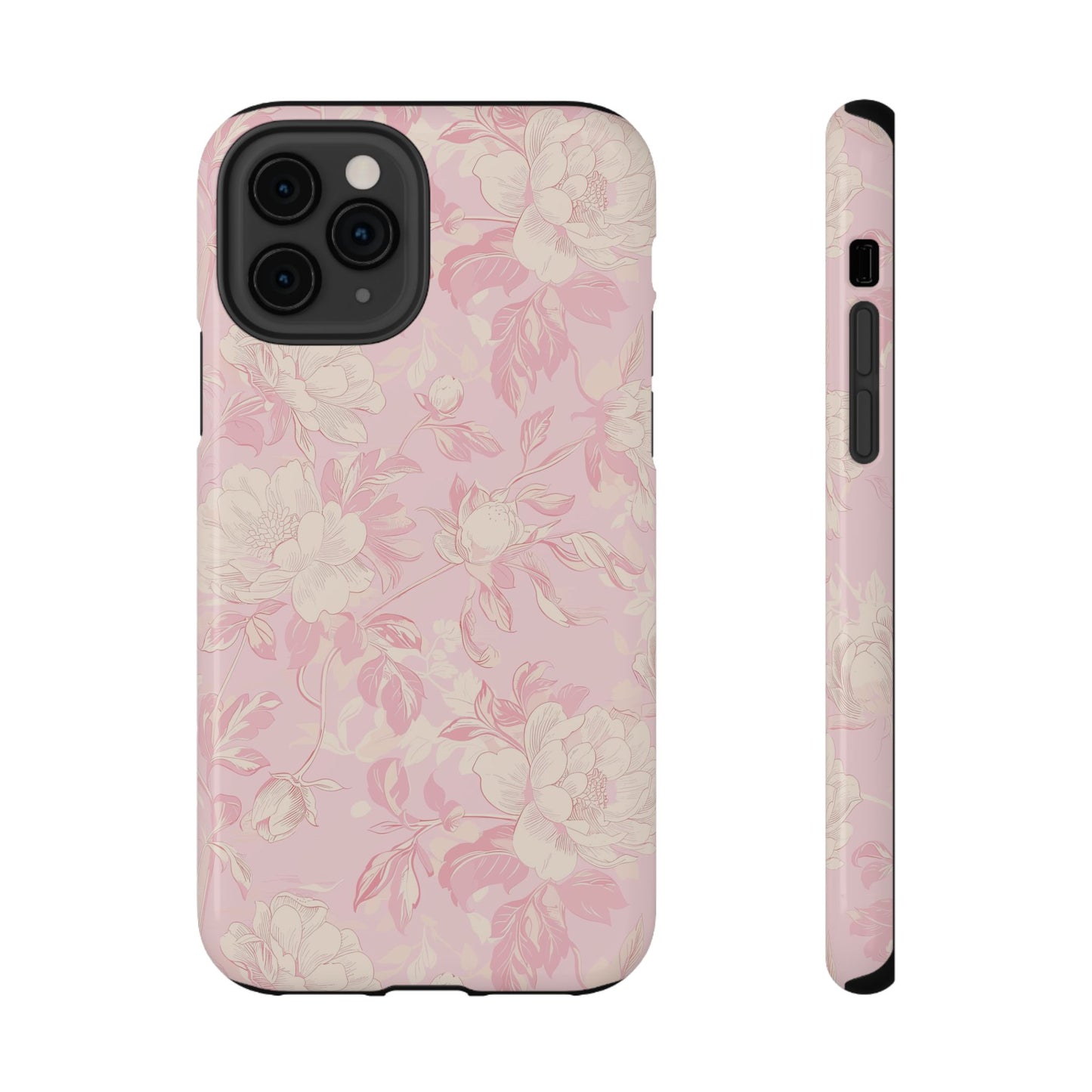 Pretty Pink Toile iPhone Case