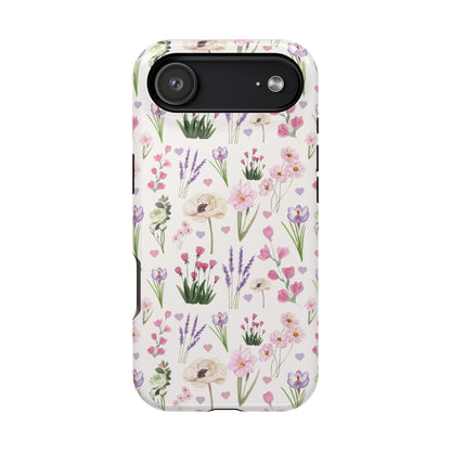 Vintage Purple Floral iPhone Case