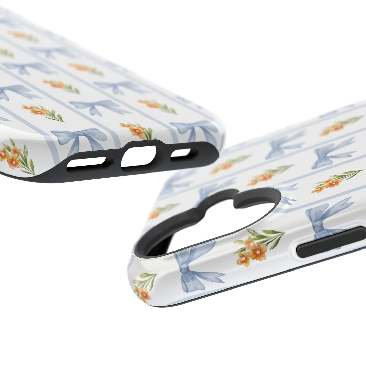 Blue Bows iPhone Case
