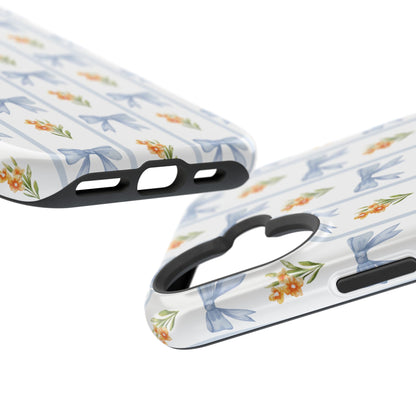 Blue Bows iPhone Case