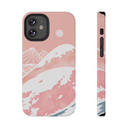Pink Winter Night iPhone Case