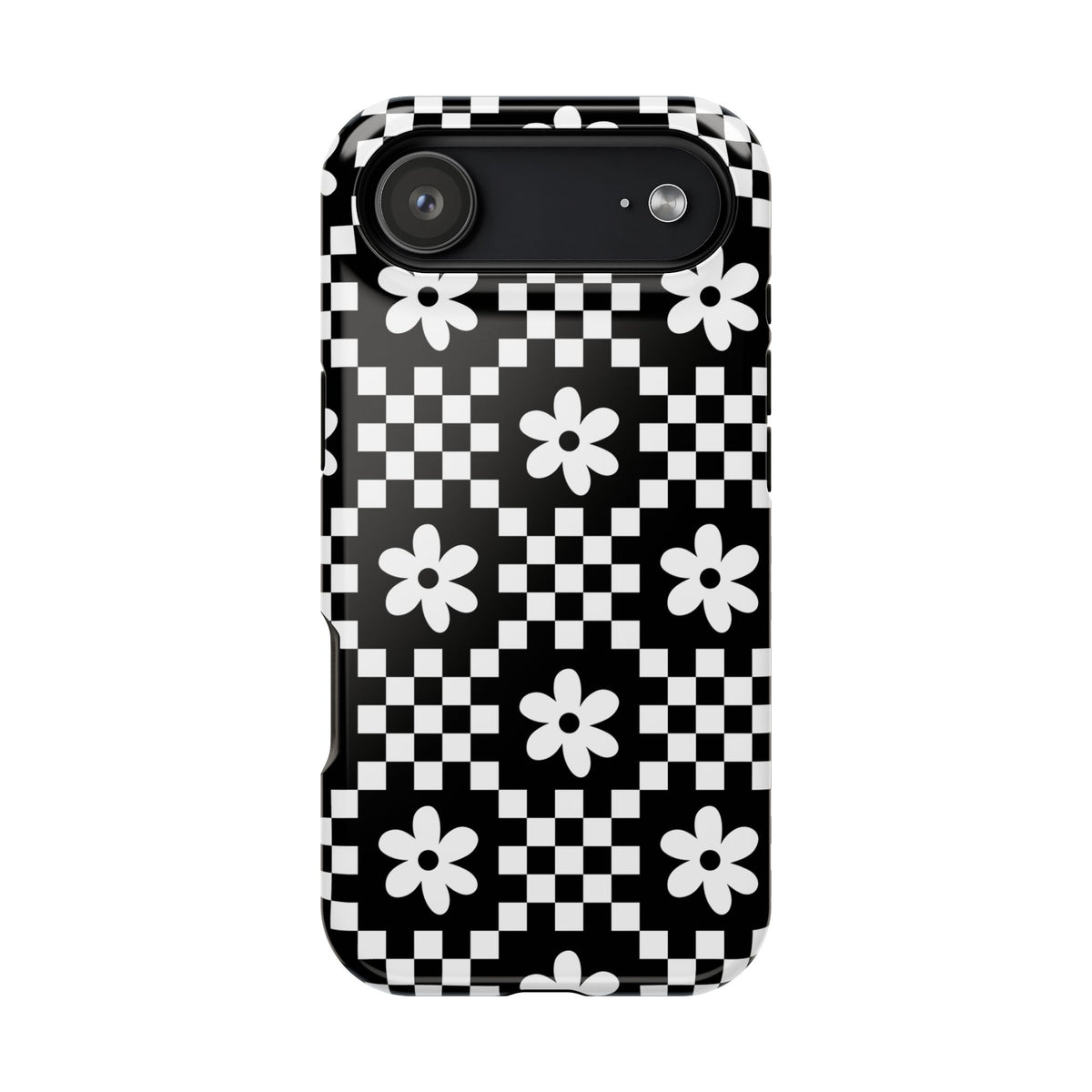Checkerboard Daisy iPhone Case from Stella Cases