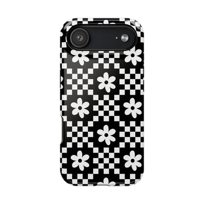 Checkerboard Daisy iPhone Case from Stella Cases