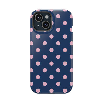 Periwinkle Polka Dots iPhone Case