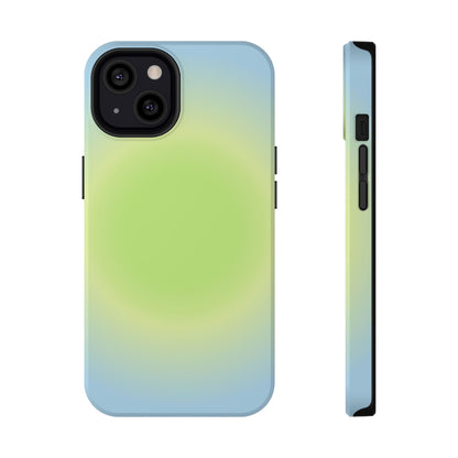 Green & Blue Aura iPhone Case