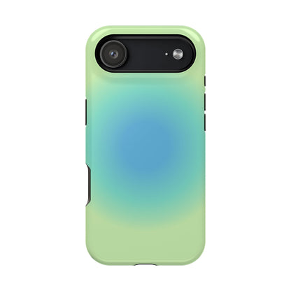 Blue & Green Aura iPhone Case