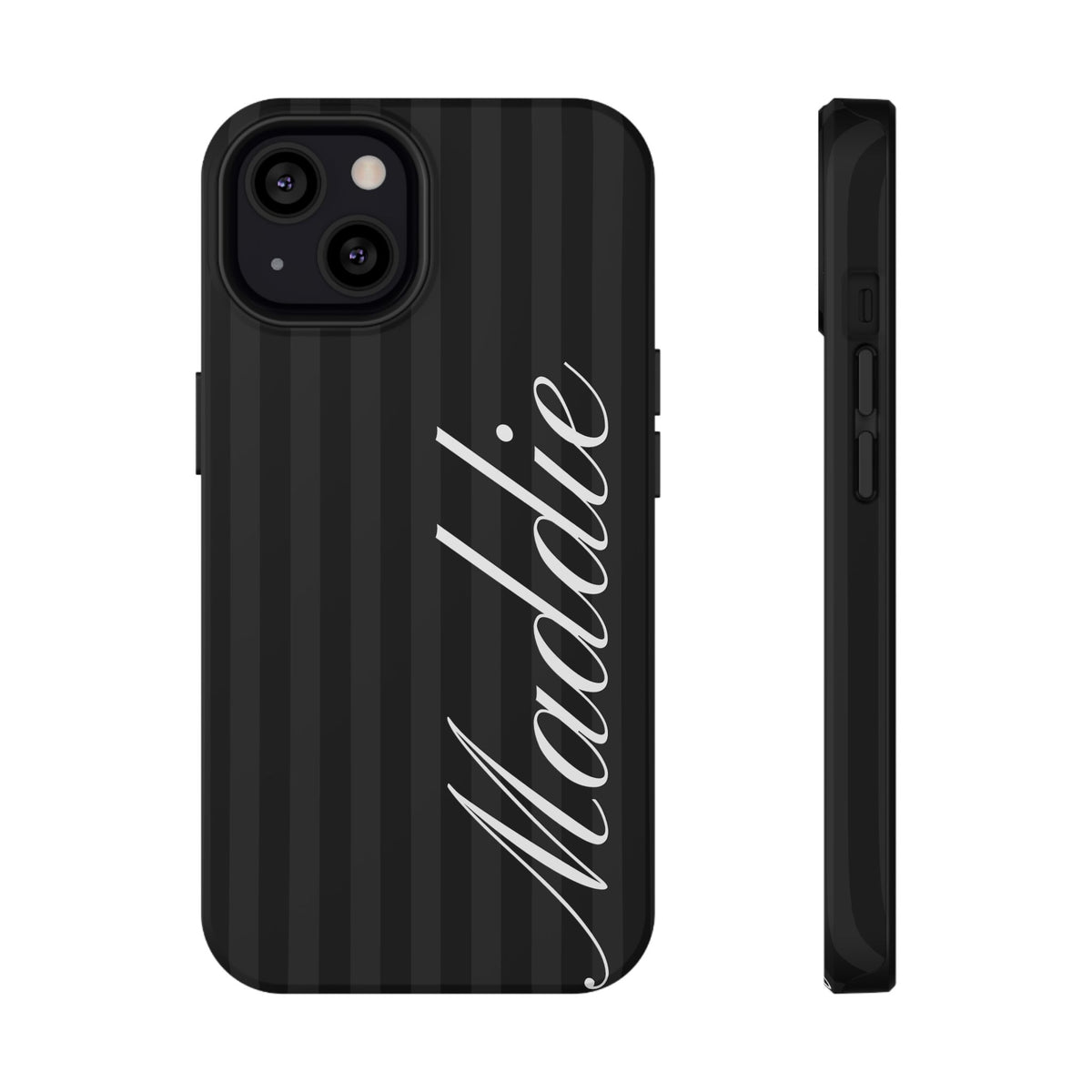 Custom Black Stripes iPhone Case