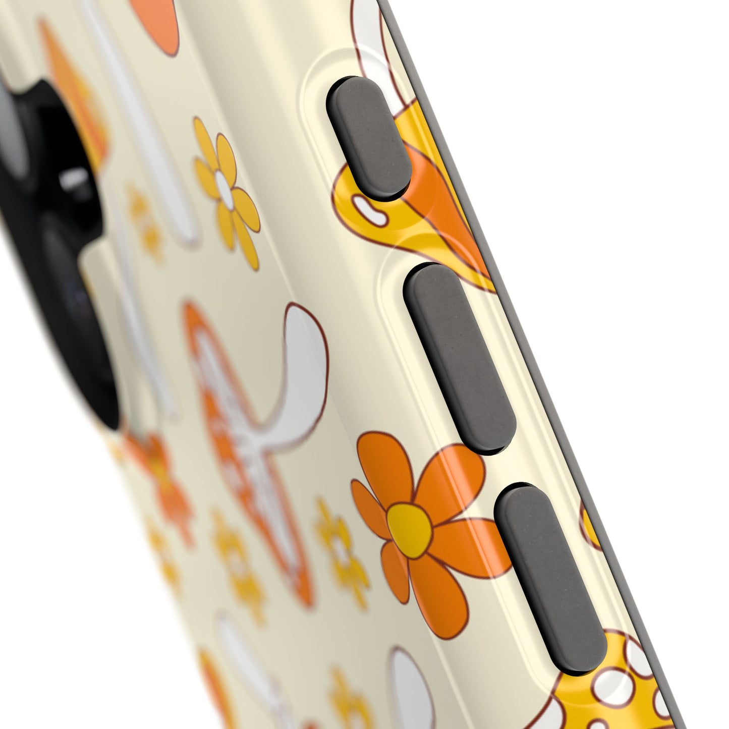 Retro Mushrooms iPhone Case