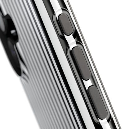 Black Pinstripes iPhone Case
