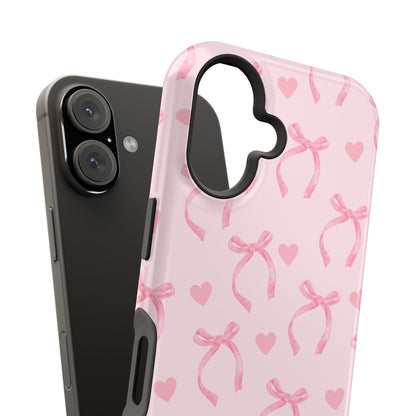 Bows & Hearts iPhone Case