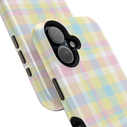 Buttercream Plaid iPhone Case