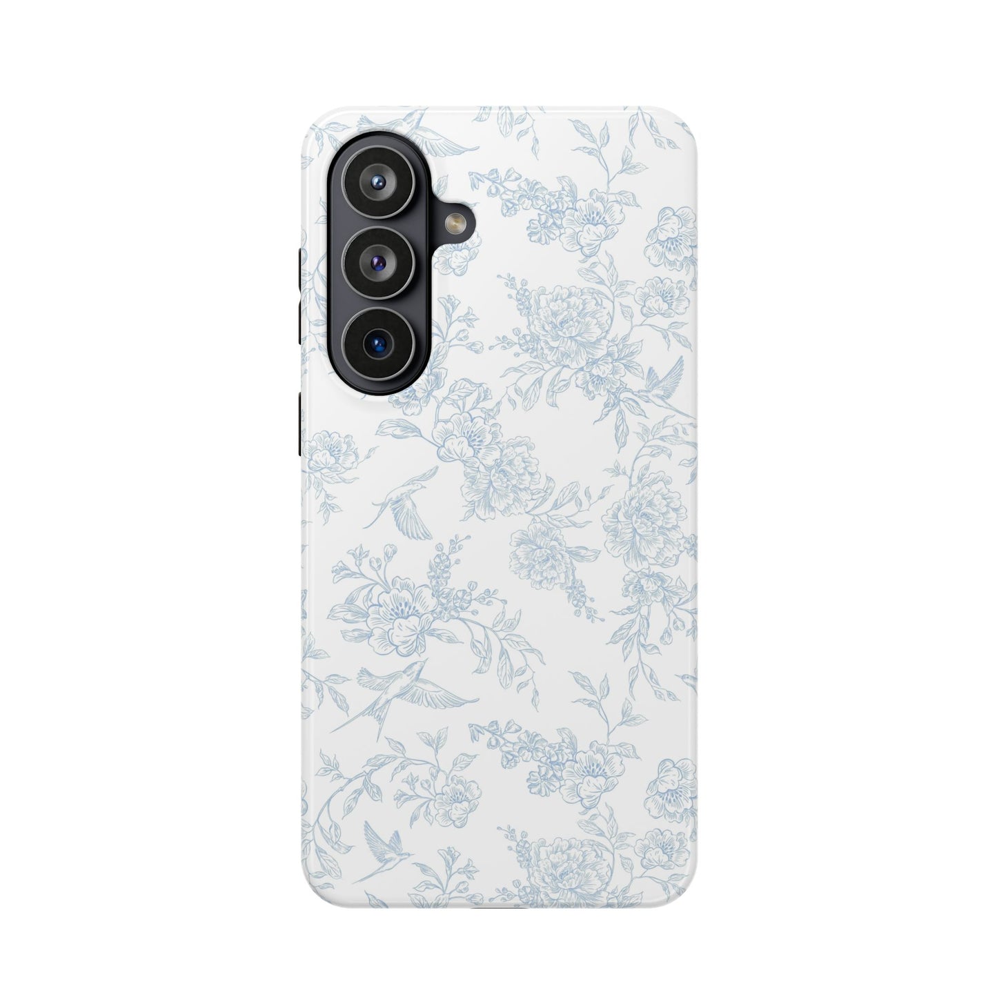 French Blue Toile Samsung Case