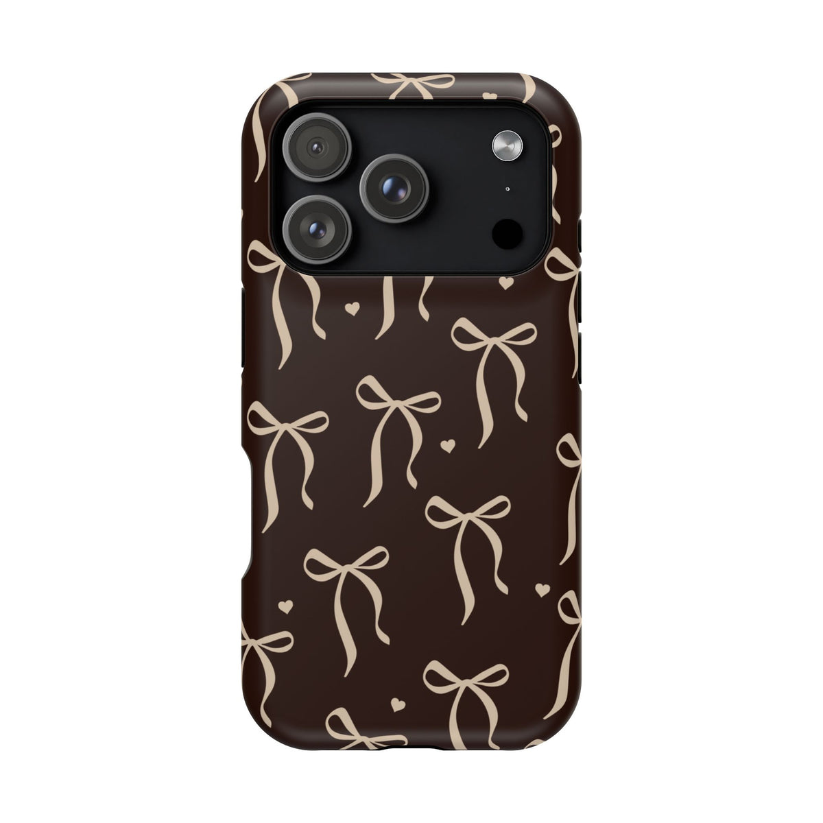 Chocolate Bows iPhone Case