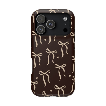 Chocolate Bows iPhone Case