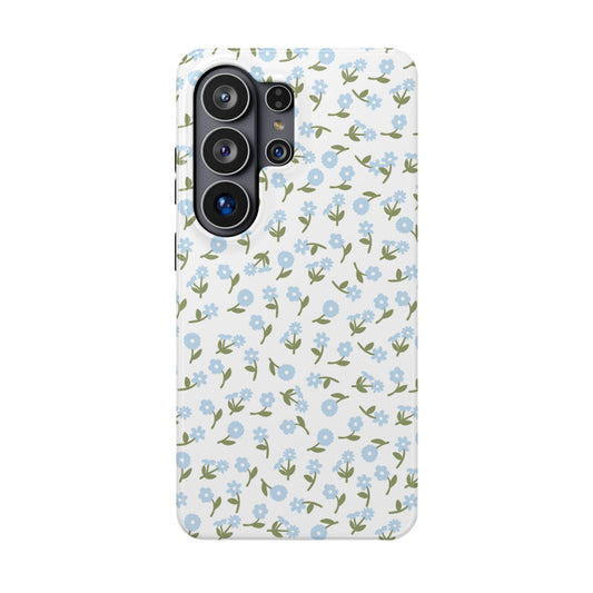Blue Bloom Samsung Case