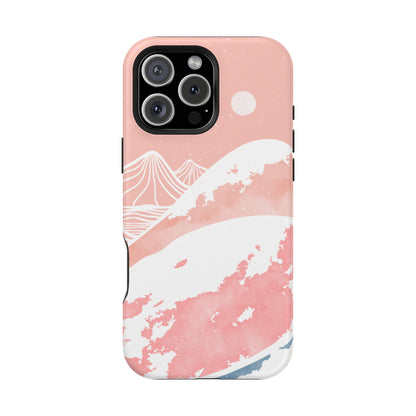 Pink Winter Night iPhone Case