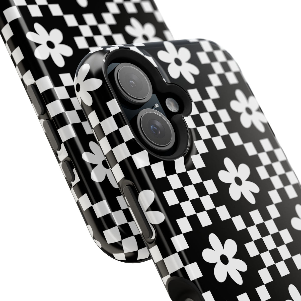 Checkerboard Daisy iPhone Case from Stella Cases