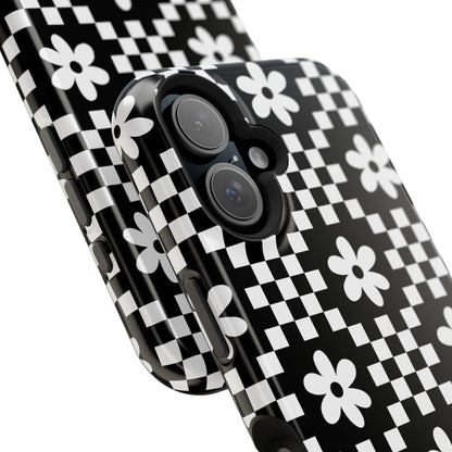 Checkerboard Daisy iPhone Case from Stella Cases