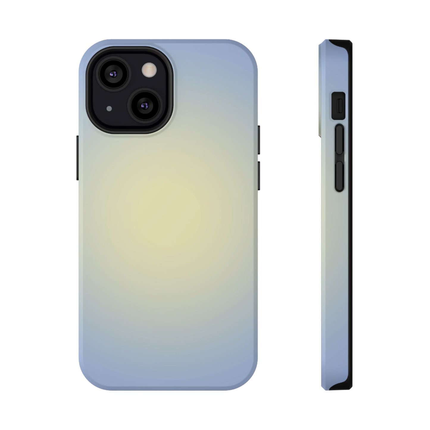 Blue & Yellow Aura iPhone Case