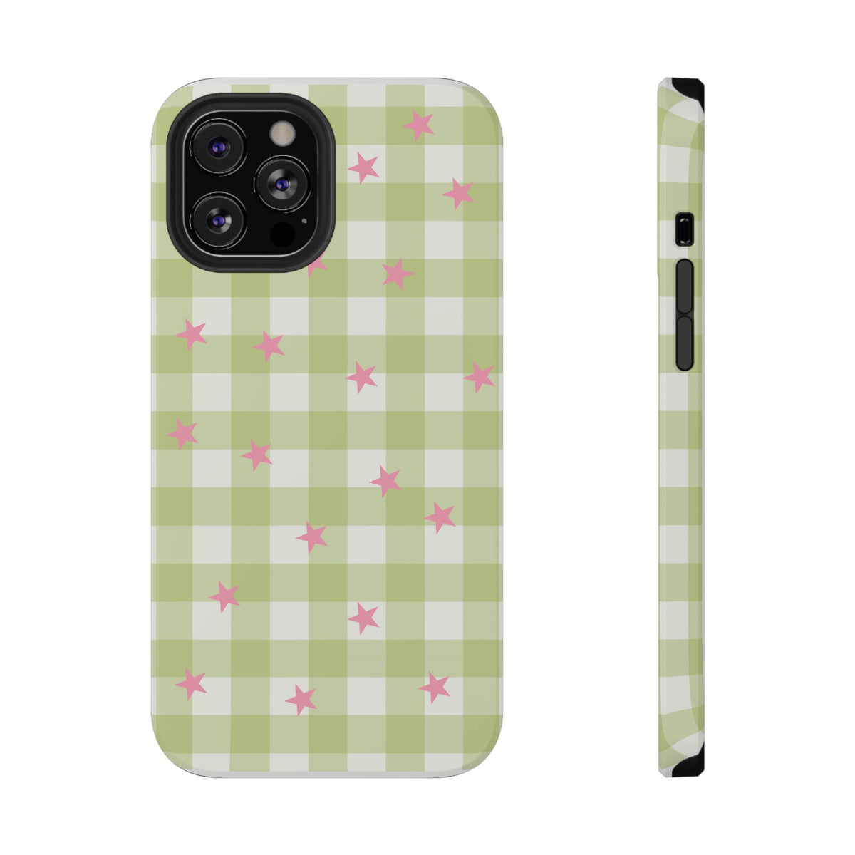 Lucky Star Gingham iPhone Case