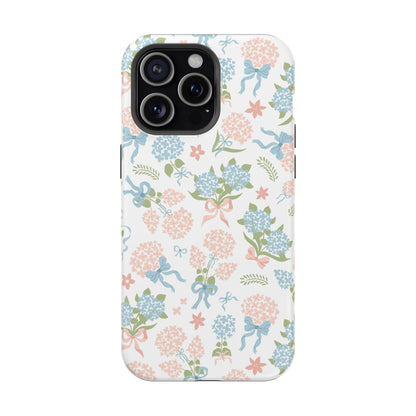 Hydrangea Bows iPhone Case