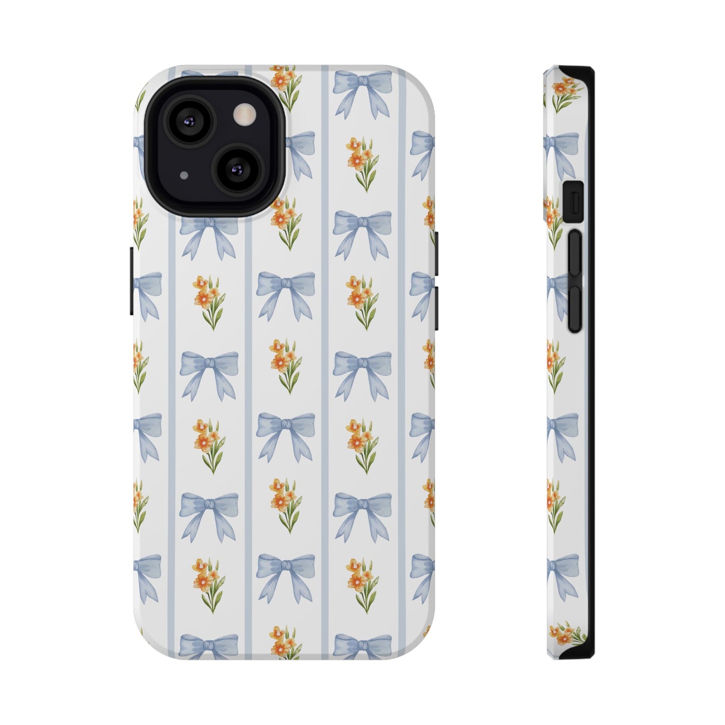 Blue Bows iPhone Case