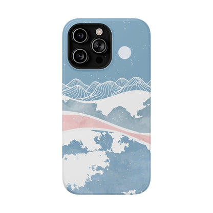 Blue Winter Night iPhone Case