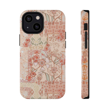 Peachy Paisley iPhone Case