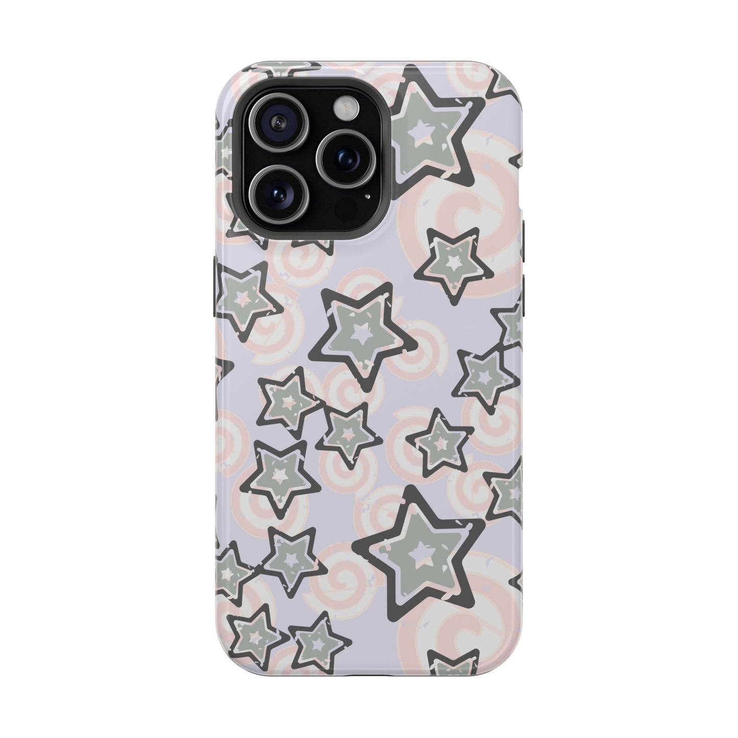 Y2K Gray Star iPhone Case