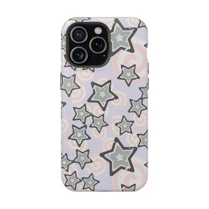 Y2K Gray Star iPhone Case