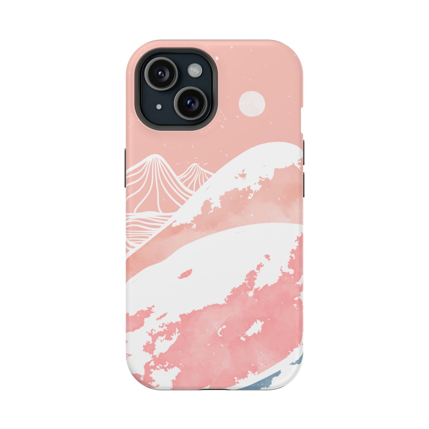 Pink Winter Night iPhone Case