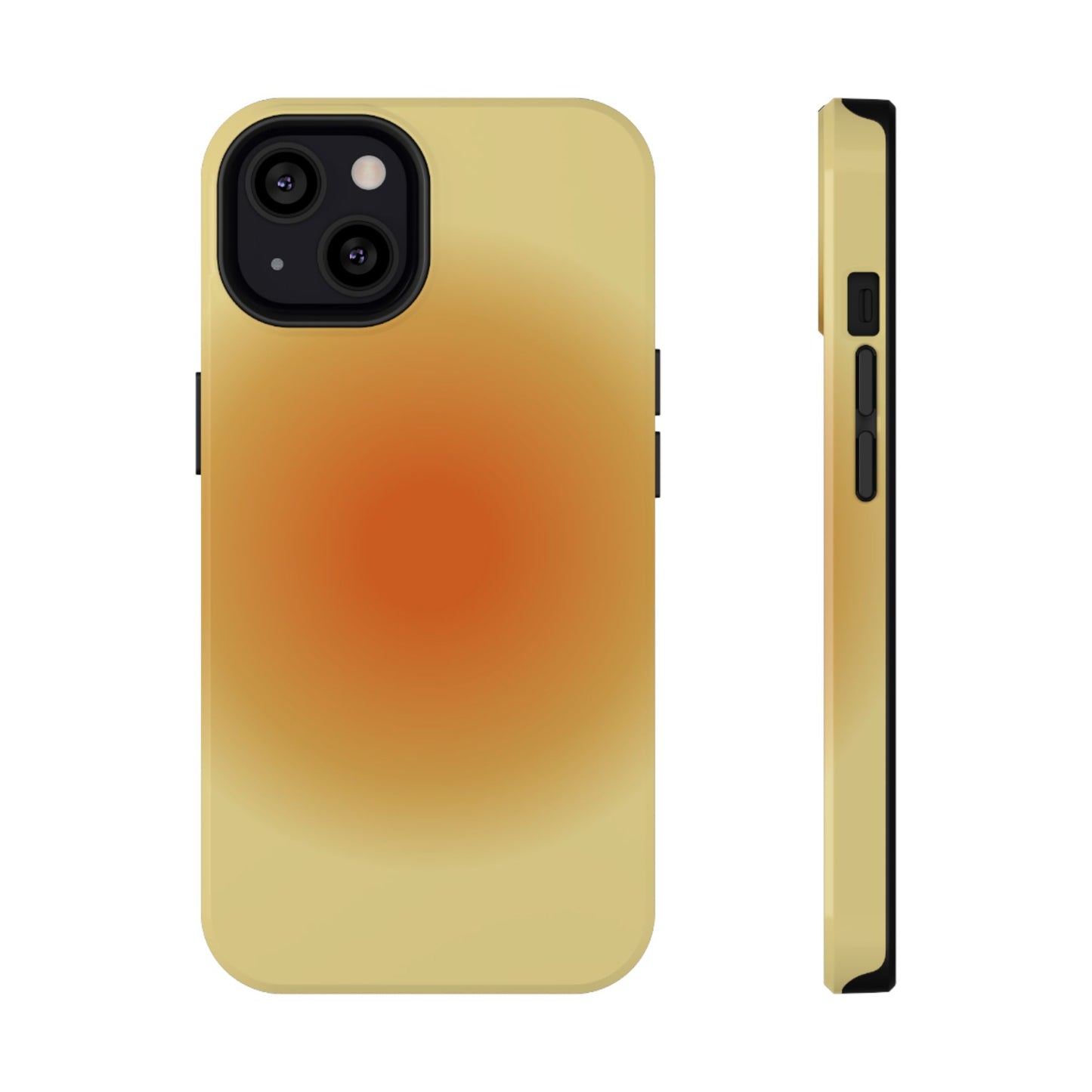 Orange Aura iPhone Case