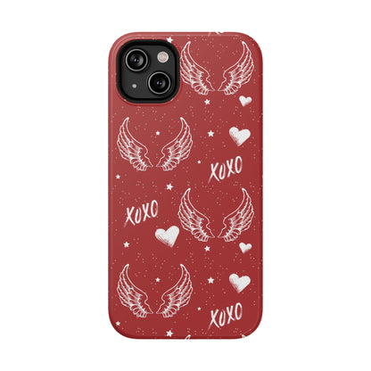 Y2K Red Angels iPhone Case