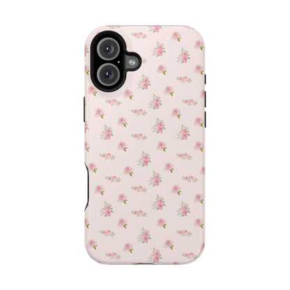 Pink Vintage Roses iPhone Case
