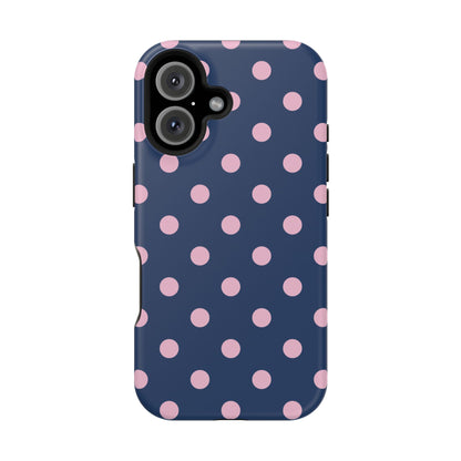 Periwinkle Polka Dots iPhone Case