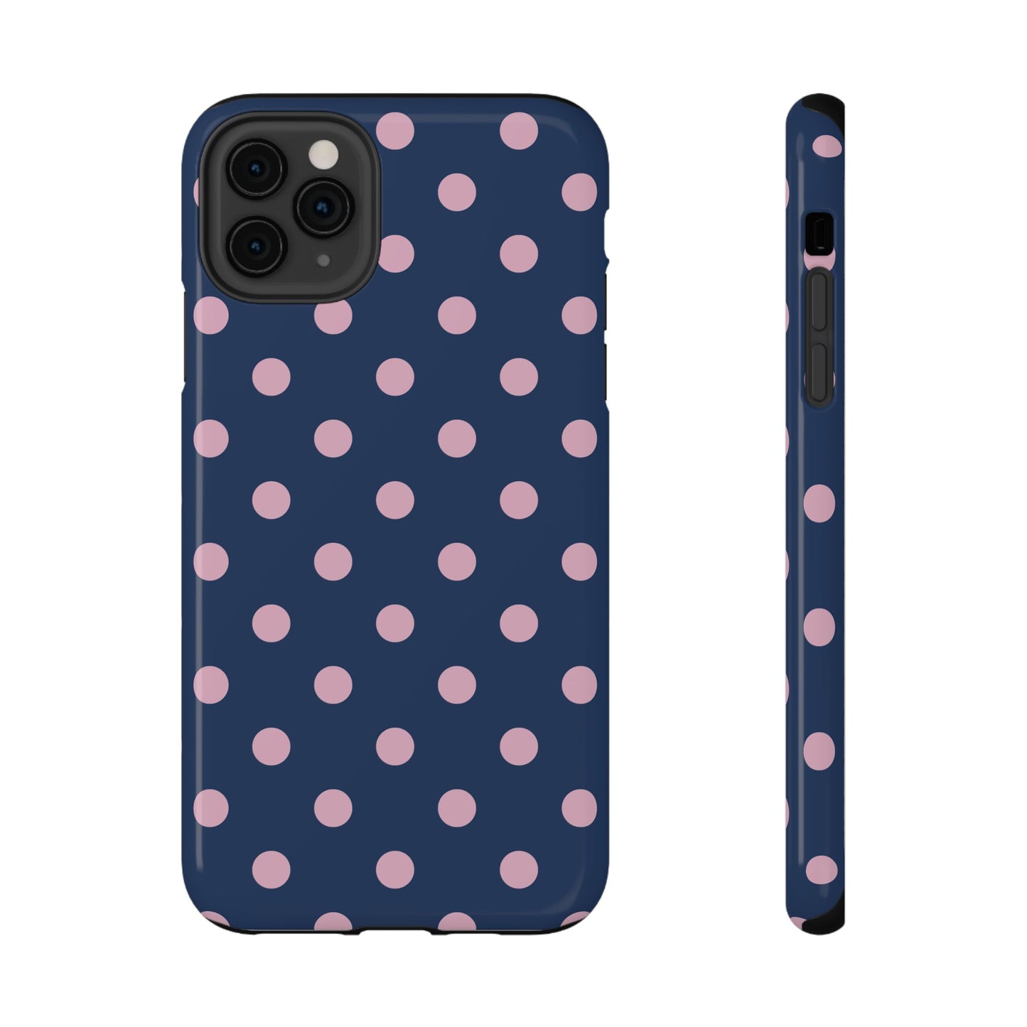 Periwinkle Polka Dots iPhone Case