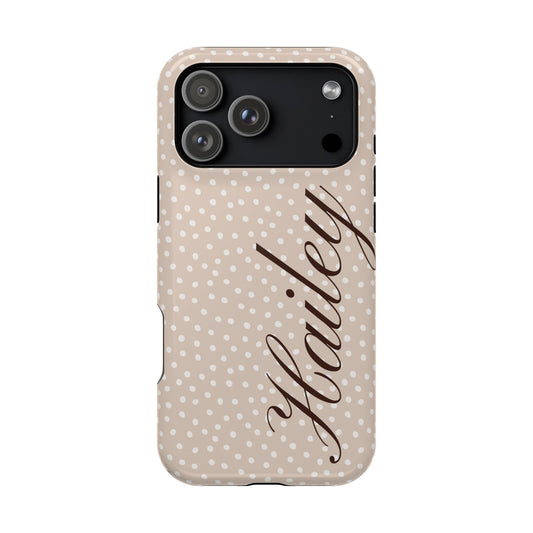 Custom Vanilla Dots iPhone Case