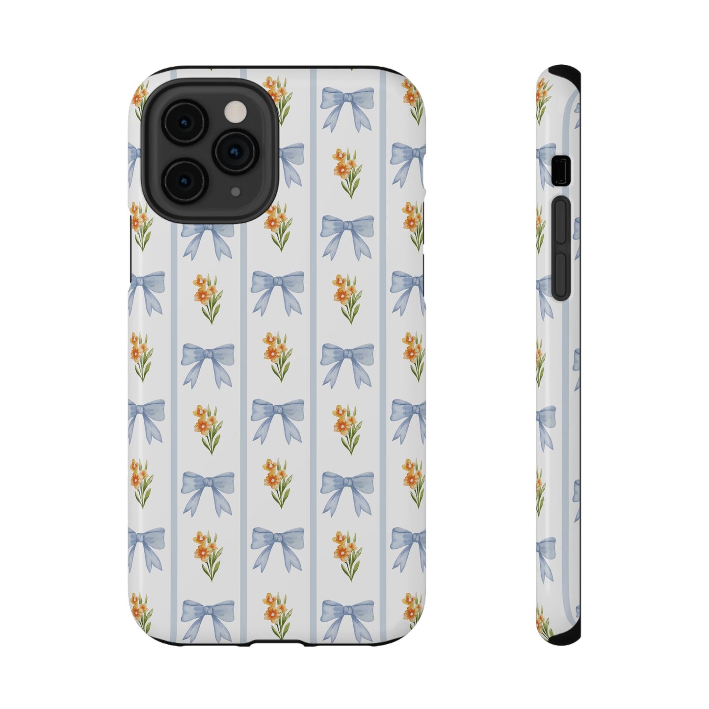 Blue Bows iPhone Case